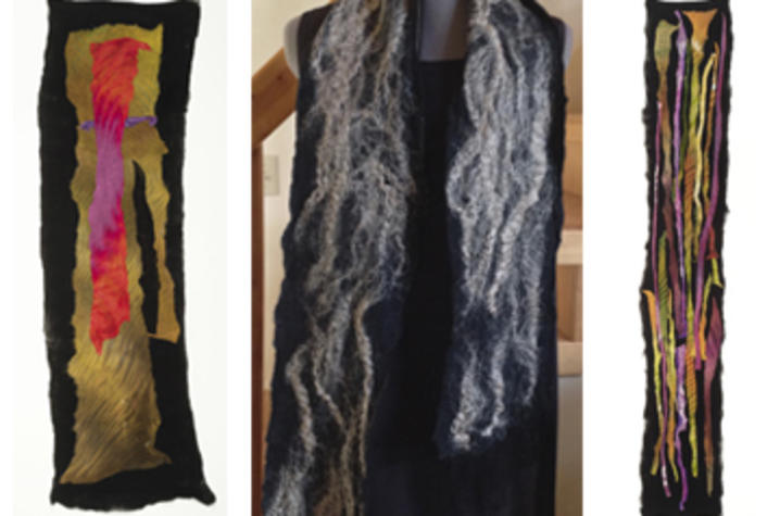 photo of fabrics for handmade fabric workshop - Fine Arts Institute