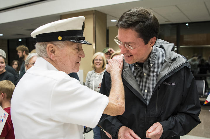 Photo of Howard Hitsman and Dr. John Gurley