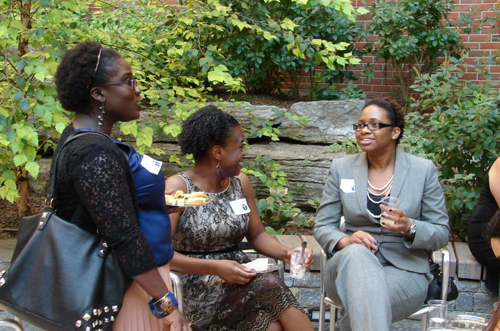 Photo of Ima Ebong at a UKMED reception in 2012