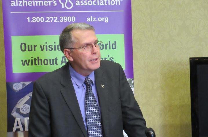 Photo of Paul Hornback, Sanders-Brown patient and Alzheimer's Association national board member.