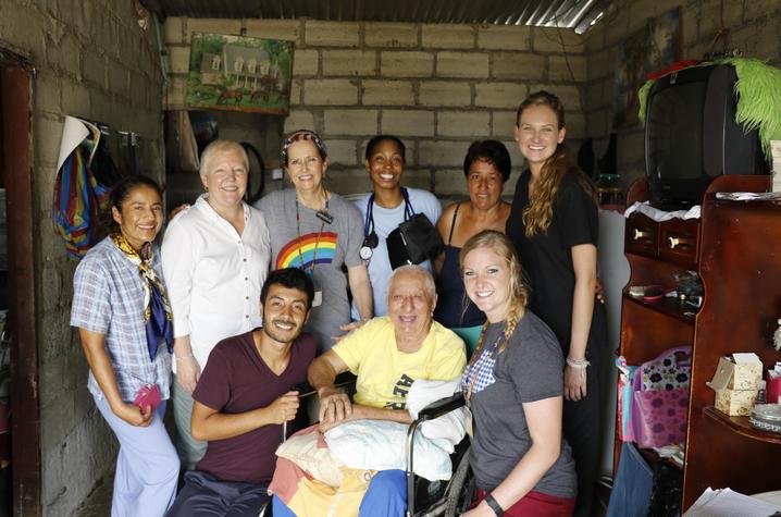 Photo of UK community members in Ecuador for Shoulder to Shoulder