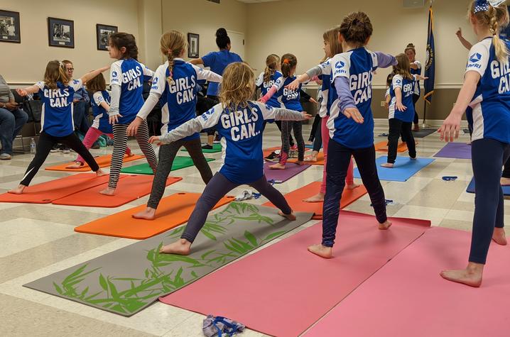 Girls Can yoga event