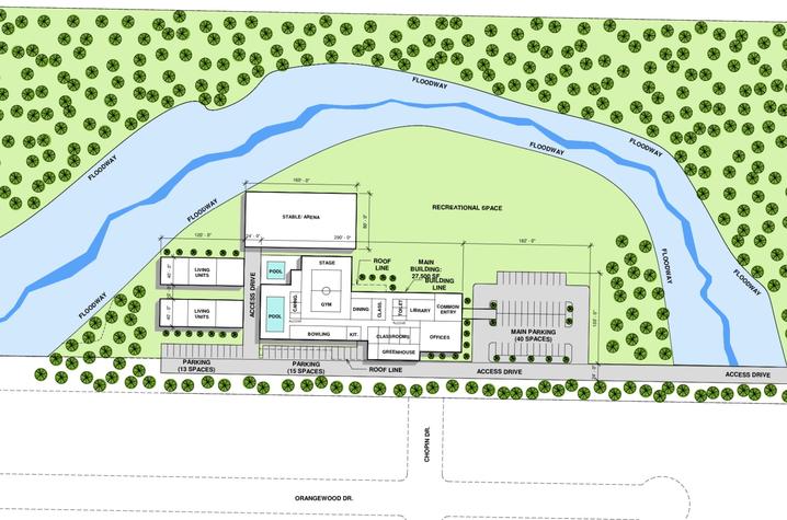 Map of new Angels’ Castle campus