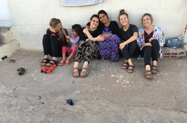 Dupler and other volunteers bonded with refugee families throughout the summer