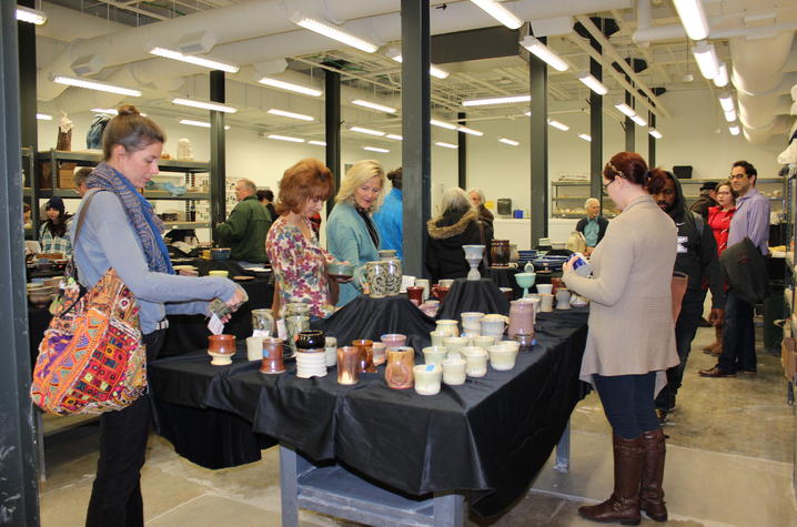 photo of ceramics sale - Open Studio 2015