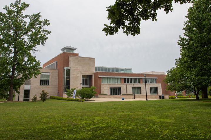 Image of the haze surrounding the UK Gatton College of Business and Economics