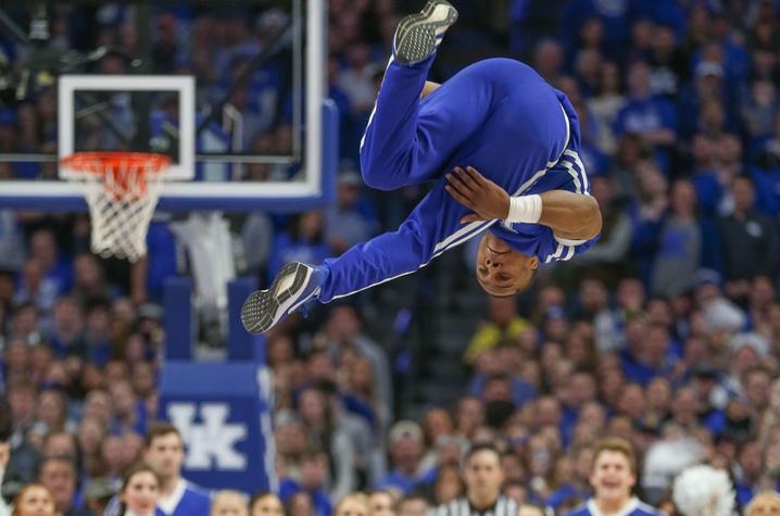 UK's Josh Marsh Tumbling at Rupp Arena