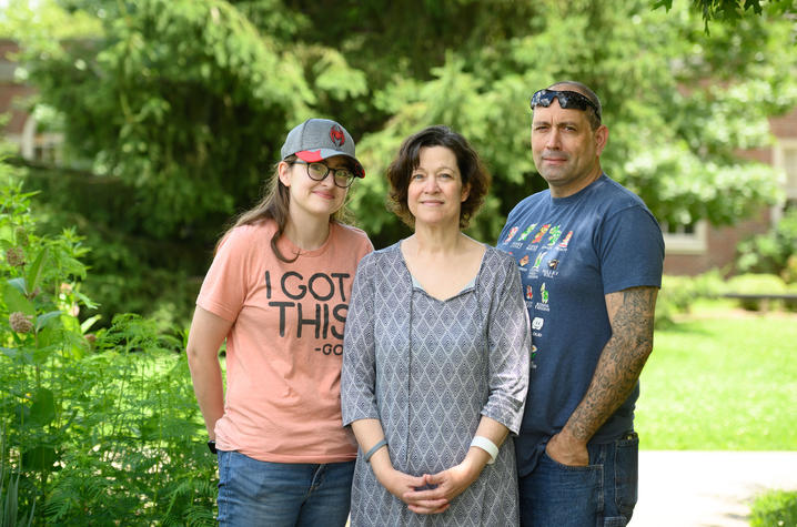 Kaitlin, Kathy and Robert Caldwell