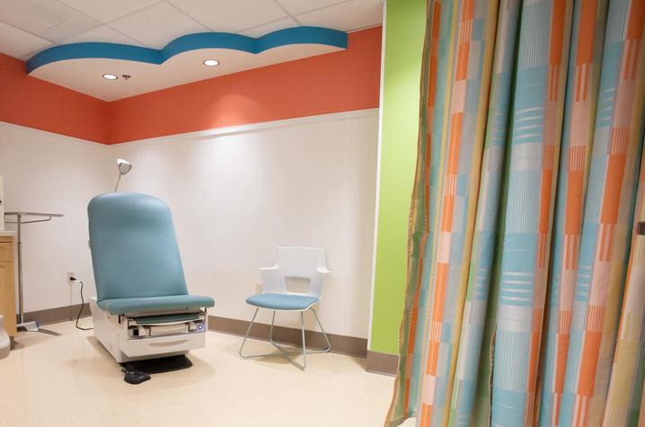 image of colorful exam room
