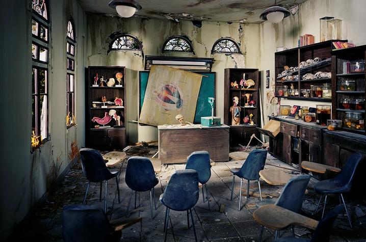 photo titled "Anatomy Classroom" by Lori Nix