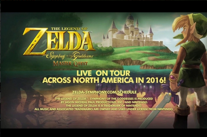 "Legend of Zelda: Symphony of the Goddesses" tour artwork