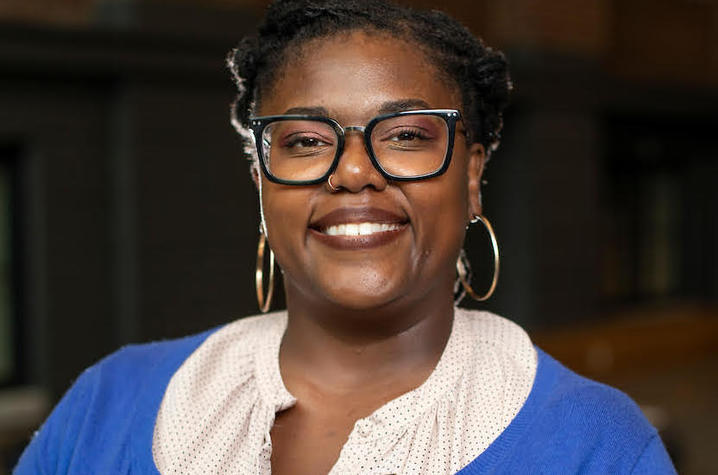 Photo of Letitia Tajuba, Assistant Director of Outreach and Recruitment for the Center for Graduate and Professional Diversity Initiatives