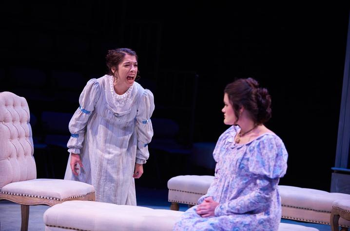 photo of Myranda Thomas and Casey Shuler in "Sense and Sensibility" - UK Theatre