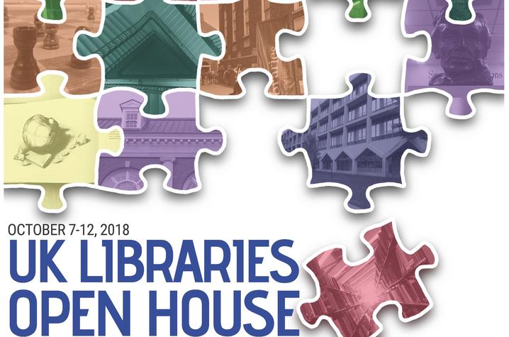 photo of poster for UK Libraries Open House