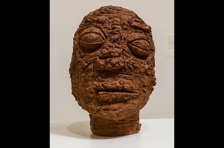 photo of sculpture "Head" by Reuben Kadish