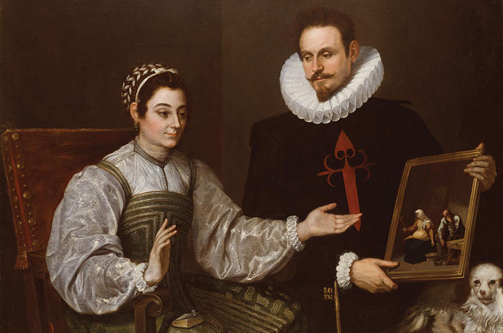 photo of "A Knight of Santiago and His Lady," UK Art Museum/Gaines Challenge Fund 