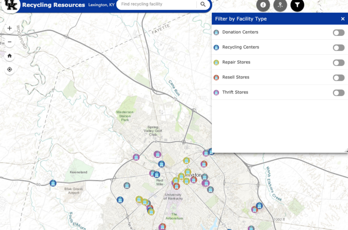 UK Recycling's Interactive Resource Map 