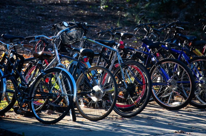 Bike rack.