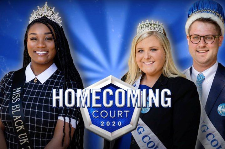 Chloe Kellom, left, is this year’s Miss Black UK; Faith Turner is Homecoming Queen; and Cameron French is the 2020 Homecoming King.