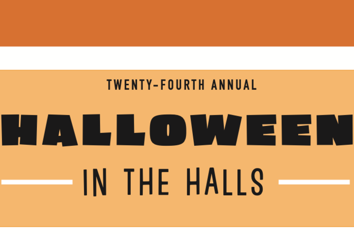Halloween in the Halls will take place from 6-8 p.m. on Wednesday, Oct. 27.