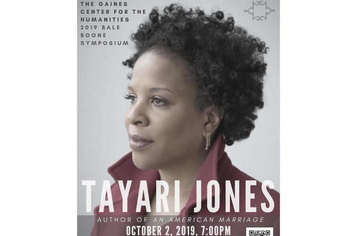 photo of 2019 Bale Boone Symposium poster for Tayari Jones talk