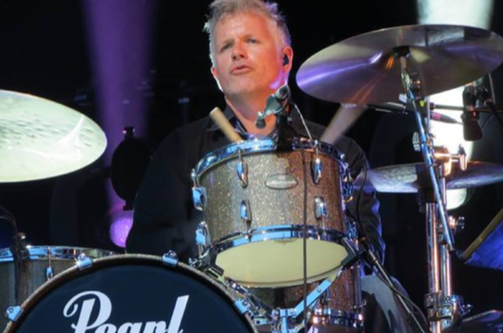 photo of Tom Hurst playing drums