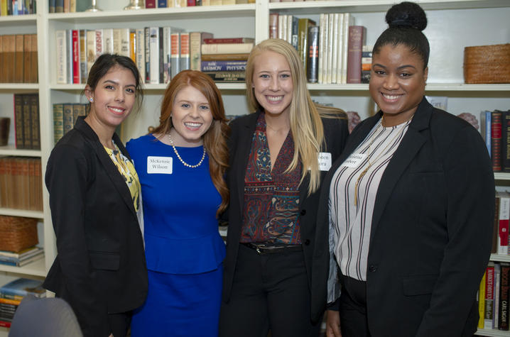 Student recipients of the College of Public Health’s proposal “Developing Leaders for 21st Century Healthcare.”