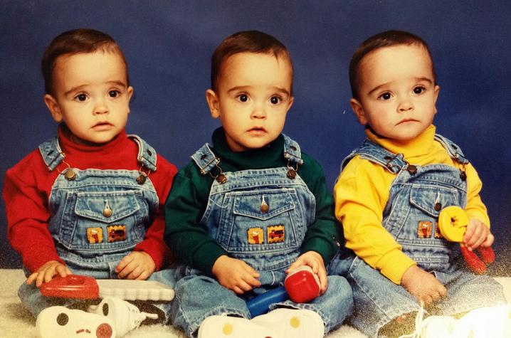 This is a photo of the Childress Triplets