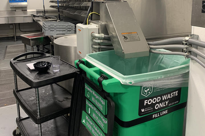 The composting program will be piloted at Champions Kitchen through the summer.