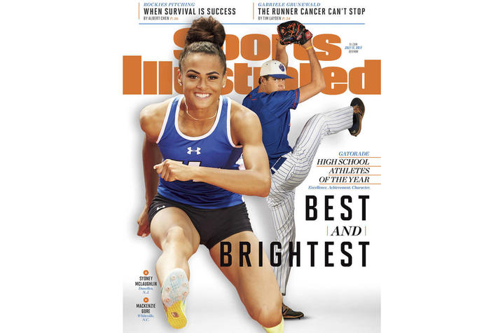 Sydney McLaughlin Sports Illustrated cover