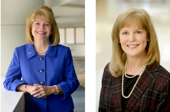 headshots of Janie Heath and Gwen Moreland