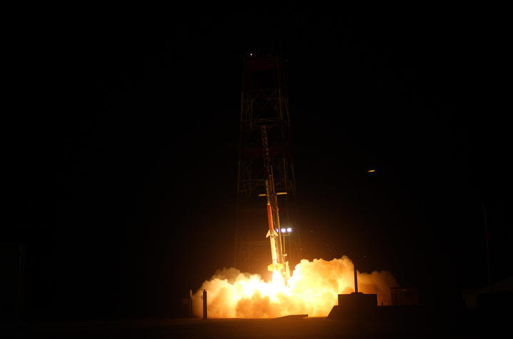 Photo of launch at NASA Wallops