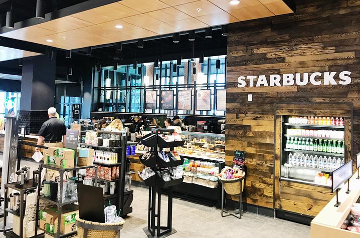 Photo of Starbucks in the UK Bookstore