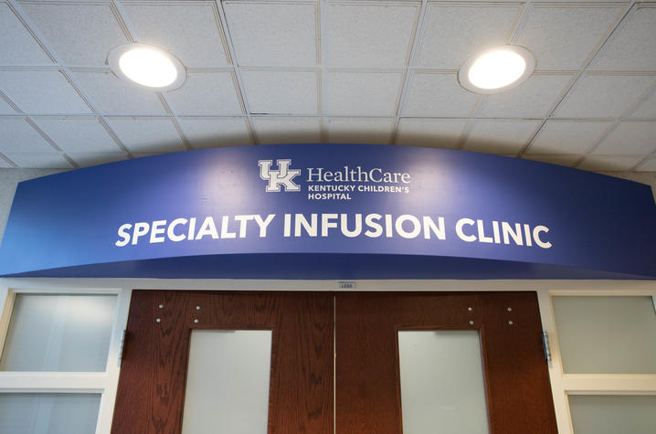image of sign outside the specialty infusion clinic