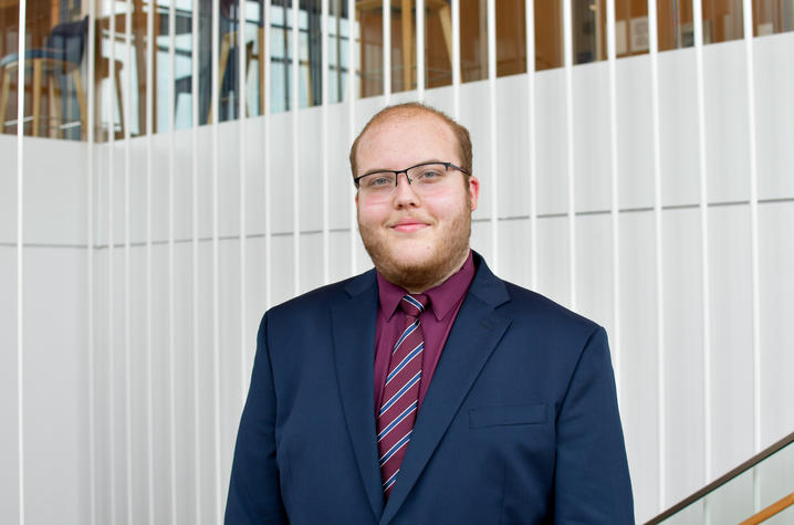 John “JT” Maggard-Staton is a University of Kentucky College of Public Health student John “JT” Maggard-Staton standing at the University of Kentucky