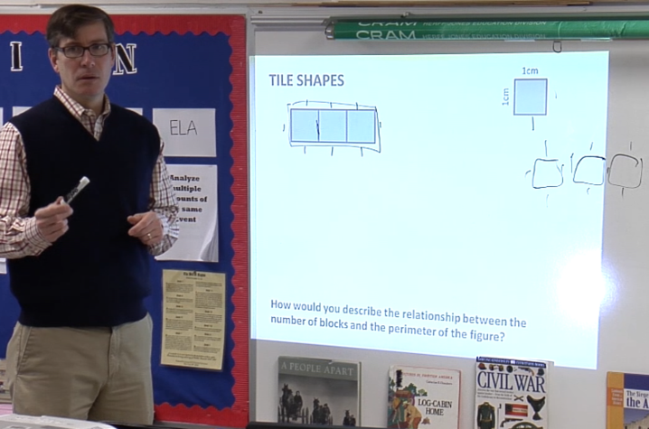 Thomas now works with students and aspiring teachers to help them see math in a different way. 