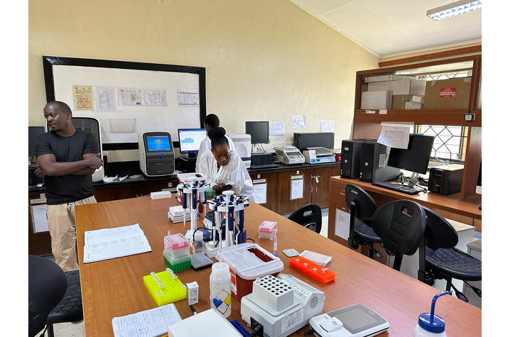 Guy and others from UK recently traveled to Kenya to prepare for the upcoming clinical trial. The team at Kenya Medical Research Institute explained the work they are doing towards genetic sequencing of malaria parasites found in patient samples.