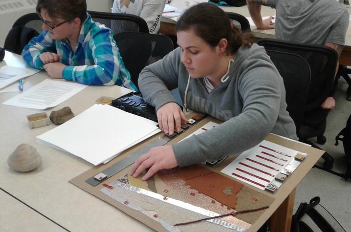 photo of Sydney Clark in class