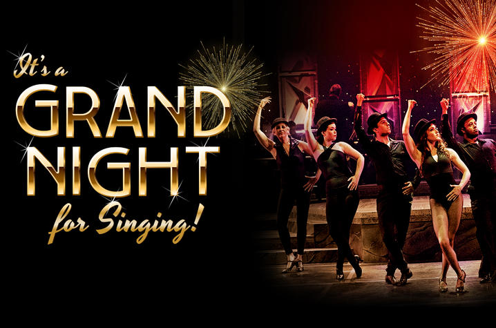 photo of calendar art for UK Opera Theatre's "It's a Grand for Singing!"