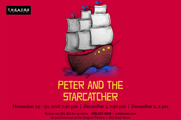 photo of web banner for "Peter and the Starcatcher"
