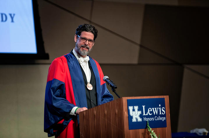 photo of UK Lewis Honors College Dean Christian Brady