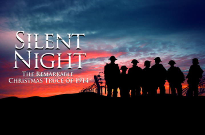 Photo of calendar art for UK Opera Theatre's "Silent Night: The Remarkable Christmas Truce of 1914"