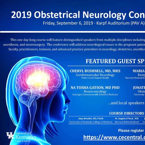 Photo of Obstetrical Neurology Conference invitation