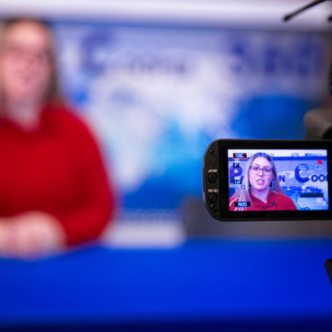 During a 24-hour crisis simulation College of Communication and Information students became the Global News Network (GNN) acting and reacting as media would in a time of crisis.