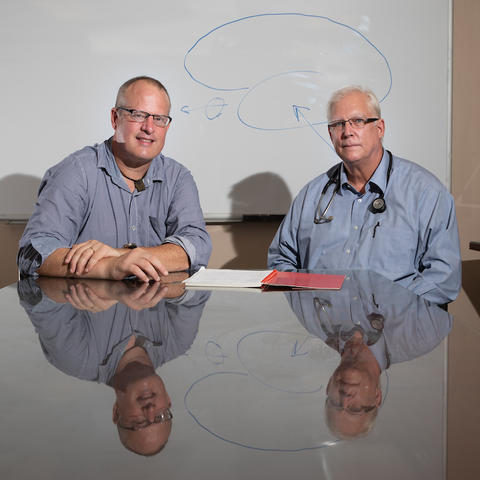 Pete Nelson and Greg Jicha. Mark Cornelison | UK Photo