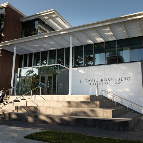 This is a photo of the University of Kentucky J. David Rosenberg College of Law.