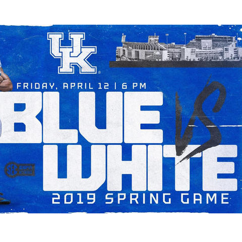 photo of 2019 Blue-White game web banner