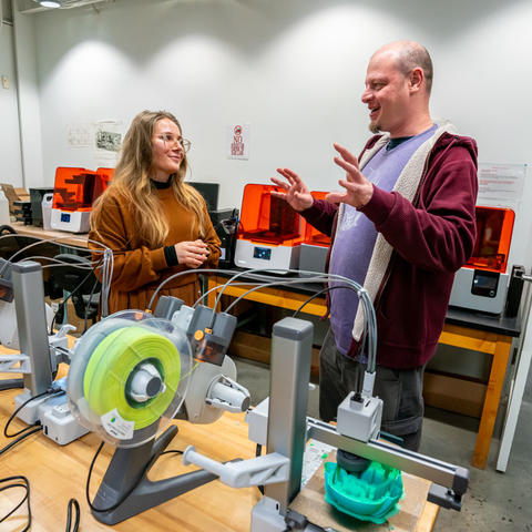 The goal of Creative Link for Advancing Digital Health is to bring the creative and healthcare sides of campus together to produce innovative healthcare solutions for the Commonwealth and beyond. Ben Corwin | Research Communications