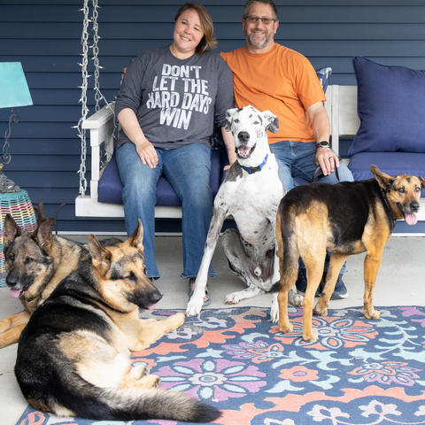 Kati Rhea and husband Todd Kleinjan. Hilary Brown | UK Public Relations