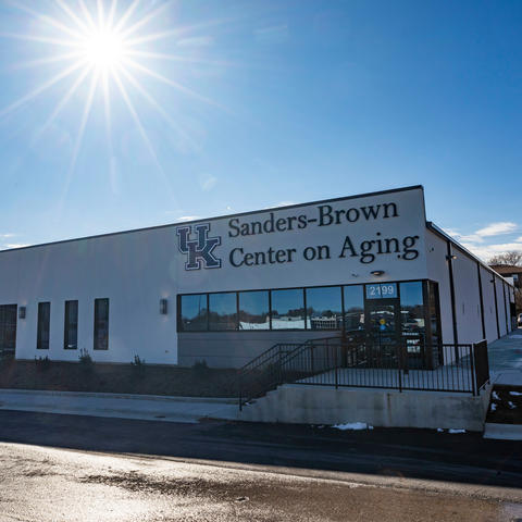 The new Sanders-Brown Center on Aging Memory Clinic at Turfland on January 10, 2022. Photo by Pete Comparoni | UKphoto